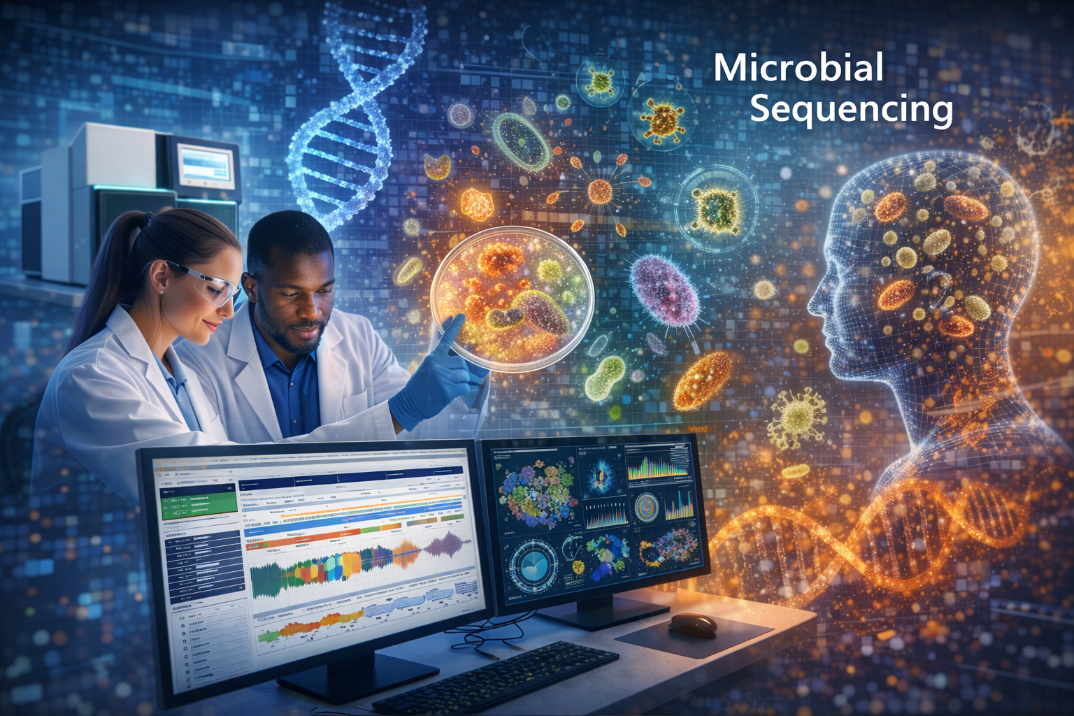 Microbial sequencing services for bacteria, viruses, fungi, and archaea