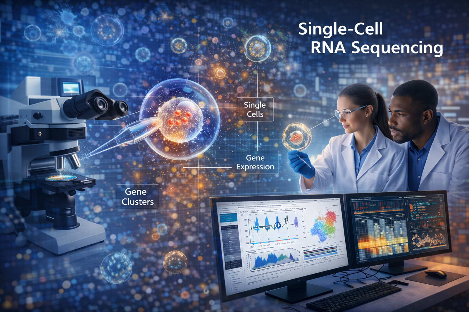 Single-cell RNA sequencing workflow